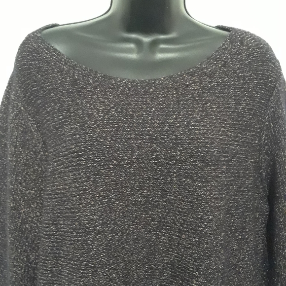 Eileen Fisher Women Bateau Neck Top Sweater - Picture 3 of 8